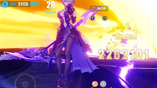 全SS0 3丽爱希 SSS瑟拉 1秒 战场虚数花 47968分