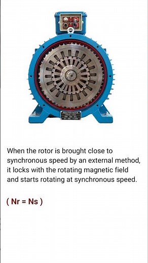 why Synchronous motor is not self-starting | Synchronous motor