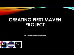 How to Create First Maven Project with Intellij | Eclipse | cmd