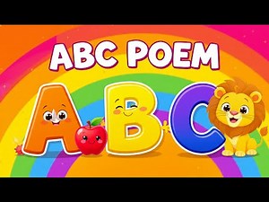 ABC Alphabet Poem for Kids 🔤 | Learn Letters A to Z | Kids Poems