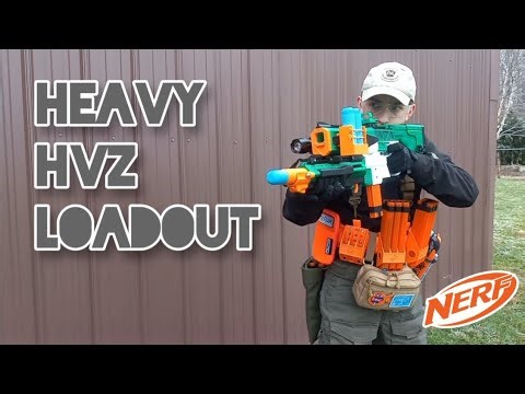 Tactical Nerf HvZ Loadout! What I use to fight zombies. #nerf #hvz