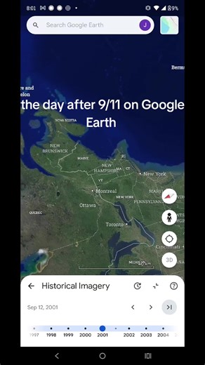 Exploring 9/11 Aftermath Through Google Earth