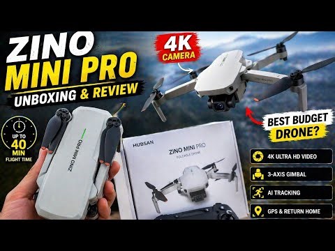 Zino Mini Pro Drone Unboxing & 4K Camera Test 😍 | Best Budget Cinematic Drone 2026