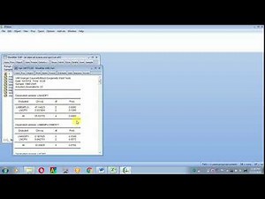 HOW TO DO GRANGER CAUSALITY TEST VIA VAR-EVIEWS