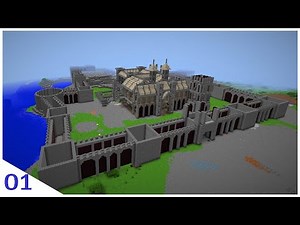 Castle Megabuild! Enigmatica 2 Expert Minecraft - Ep1