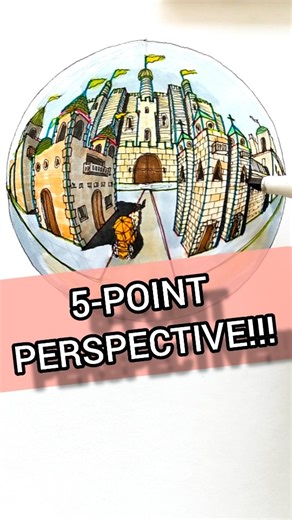 Exploding castles...🏰💥 #art #illustration #tutorial #learn #drawing | Bkartchitect01