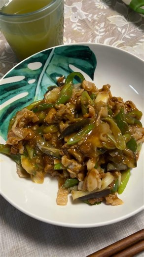 豆板醤薫る麻婆茄子。岡山の牟佐深津家自慢おふくろ料理‪@岡山県立岡山御津高等‬
