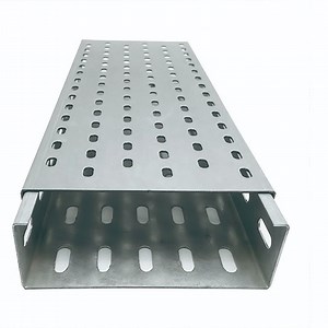 [Hot Item] Galvanized Cover Industrial Lightweight Metal Perforated Cable Tray System
