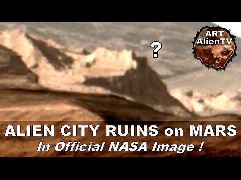Forbidden CITY RUINS on MARS - In Official NASA Image. ArtAlienTV