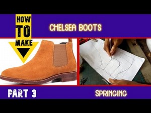 Chelsea Boot Making. Springing the Vamp (Part 3)