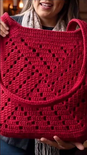 Crochet market bag written pattern #crochet