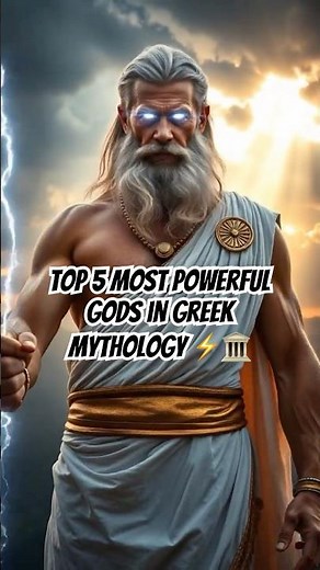 The Top 5 Most Powerful Gods In Greek Mythology ⚡️🏛️