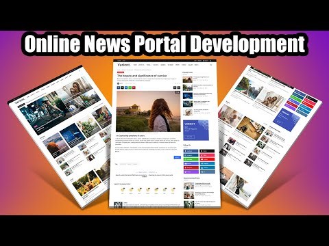 Build an Automated Writing News Portal Website With Source Code