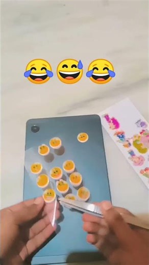 Decoration of my tablet #art#craft 😅🤣😆
