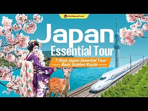 Japan Golden Route Tour: 7 Days in Tokyo, Kyoto, Nara & Osaka (Essential Guide)