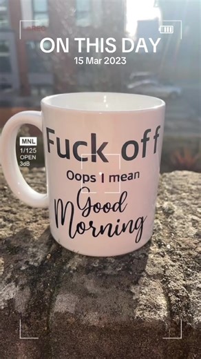 F**k off oooops I mean Good morning #goodmorning #morning #goodmorningworld #foff