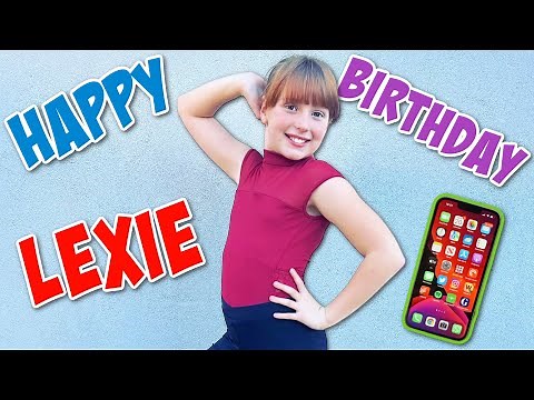 Lexie's Birthday with Cake and Presents