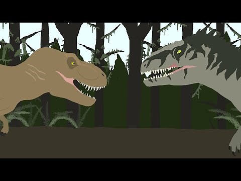 T Rex vs Giganotosaurus | Jurassic World Dominion Epic Fight