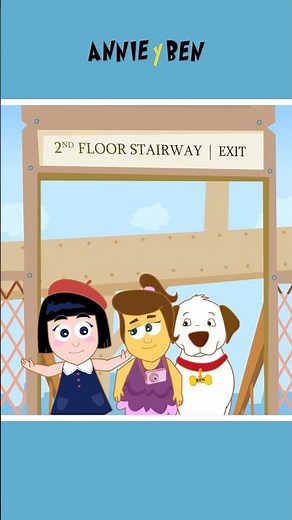 Adventure at the Eiffel Tower #shorts #annieandben #cartoonsforkids #videoforkids