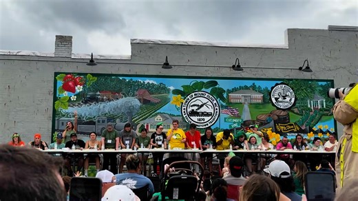 24K views · 155 reactions | Pickle Eatin Contest at the 2025 NC Pickle Festival in Mount Olive North Carolina 勒 | The State You're In | Facebook
