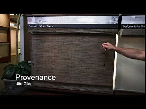 Hunter Douglas Provenance Woven Wood Shades with UltraGlide system at Carolina Blinds