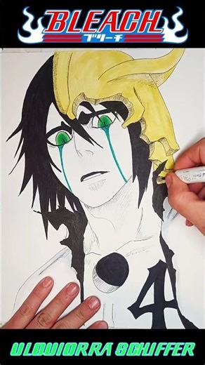 Dessin d'Ulquiorra Schiffer, Bleach, couleur