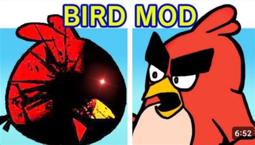 Friday Night Funkin'VS Bird Mod & Lyrics | Crimson Awakening (FNF Mod)