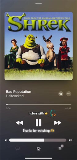 Bad Reputation: Halfcocket's Shrek Tribute