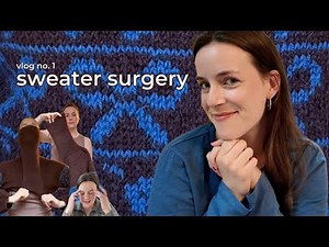 Sweater Surgery Success: Fixing a Bad Turtleneck (knitting project vlog)