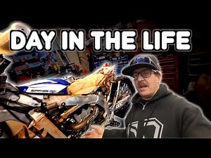 A Day Off at a Dirt Bike Shop | WR Freshen-Up & Suspension Area Setup