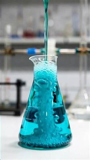 turquoise chemistry reaction #shorts