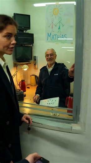 Underground parking lot, 3 a.m. An elderly 77-year-old guard in his booth, yellow lamp, 💔