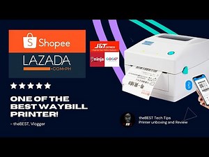 XPrinter 460-B Bluetooth | Unboxing and Tutorial (WAYBILL THERMAL PRINTER for Online Sellers)