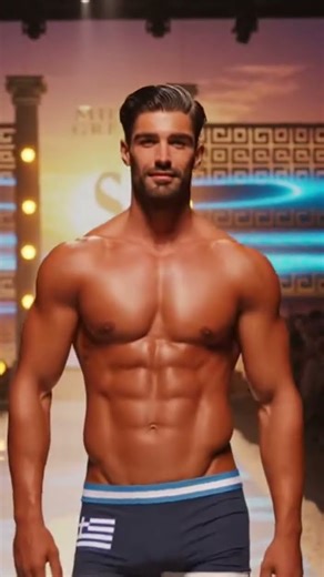 Greek Model Slays Runway in Elegant Swimwear #MissGreece2025 #Fashion #Runway