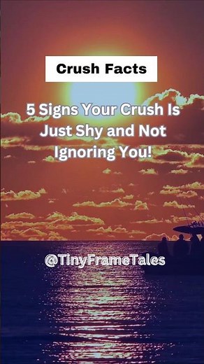 5 Signs Your Crush Is Just Shy and Not Ignoring You! #shorts #psychologyfacts