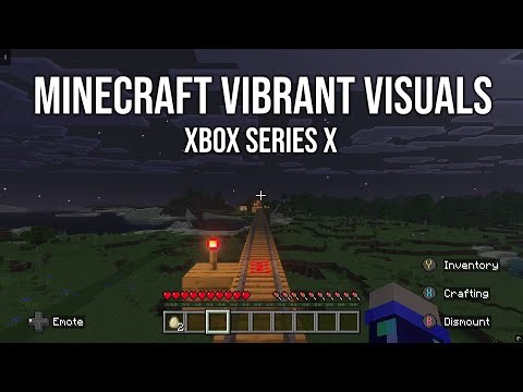 Minecraft “Vibrant Visuals” on Xbox Series X – Next-Gen Graphics Showcase
