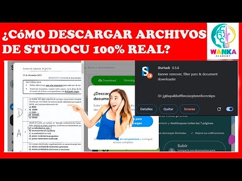 ¿cómo descargar archivos de STUDOCU 100% real ?