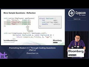 Lightning Talk: Promote Modern C++ Usage With Coding Questions Part 2 - Zhenchao Lin - CppCon 2025
