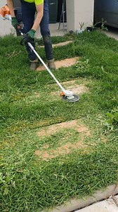 Rotary scissors getting the job done #yardmaintenacegeelong #lawn #mow #lawnmowing #lawncare #mowing #landscaping #lawnmower #grasscutting #propertymaintenance | Yard Maintenance Geelong