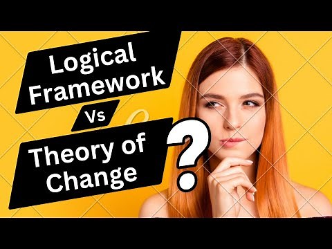 theory of change vs logical framework #evaluation #monitoringandevaluation #monitoring #M&E