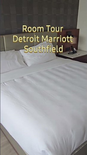 Inside Detroit Marriott Southfield | Hotel Room Tour 2026 #marriott #detroit #roomtour