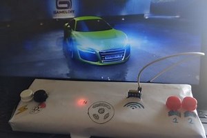 Wireless Gaming Steering Wheel