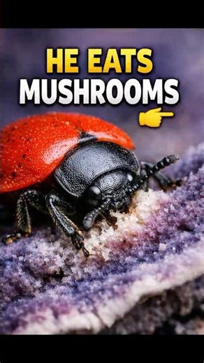 A beetle that lives only for fungi 🍄