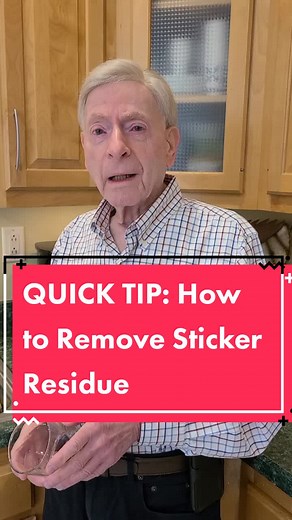 How do you remove sticker residue? #lifehack #learnontiktok #showmehow #ootd #peanutbutter #tipsandtricks