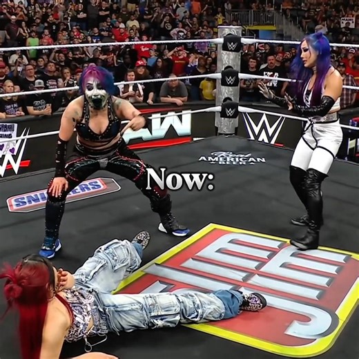 Kairi Sane & Asuka Destroy Iyo Sky 😔🔥 | Then vs Now #wwe #shorts #kairi #asuka #iyosky #thenvsnow