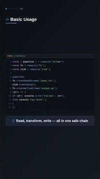 stream.pipelineでストリームを安全に接続する #Nodejs #JavaScript #stream