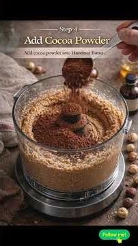 Healthy high protein homemade hazelnut spread #nutella #foodreels