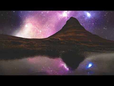 Ambient Space Sounds for Sleep | Cosmic Mountain Reflection | 2 Hours
