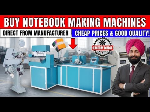 Notebook 📒 Making Machine Manufacturers / सीधे फैक्ट्री से खरीदें कॉपी बनाने की Fully Automatic मशीन