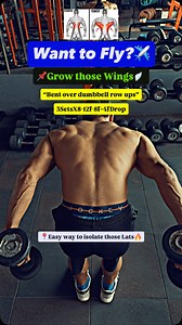 🚀 Want to grow those massive wings?🪽 📌Bent-over dumbbell row ups” – one of the most effective moves to isolate and build your Lats! 🔥 ✅ 3 Sets | 8-12f - 8f 4f Drop 💡 Add this to your back day & watch your width explode! 💪 Hashtags: #LatWorkout #BackDay #WingsLikeEagle #LatsOnFire #GrowYourWings #BackWorkout #BodybuildingIndia #GymMotivation #FitnessReels #OldSchoolTraining #BackBuilding #MensPhysique #StrengthTraining #backpump | Vineet Kala